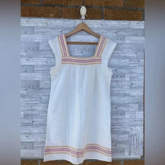 Faherty Hailee Organic Cotton Jacquard Minidress Size small - Picture 7 of 11